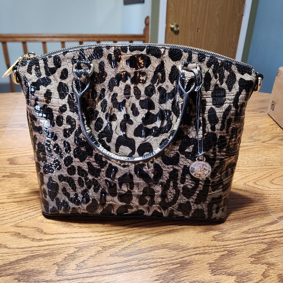 Brahmin Duxbury Snow Leopard Excellent Condition - Picture 2 of 15